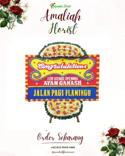 Bunga Papan Congratulation di Igirklanceng